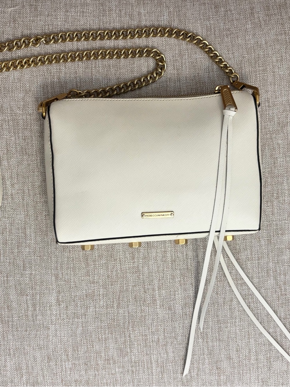 Rebecca Minkoff Ivory Leather Crossbody
